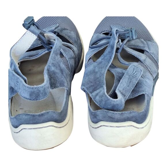 Dansko Riona Fisherman Sandals Comfort Sneakers 39 Slate Gray Suede US 8.5 - 9 - Picture 5 of 16